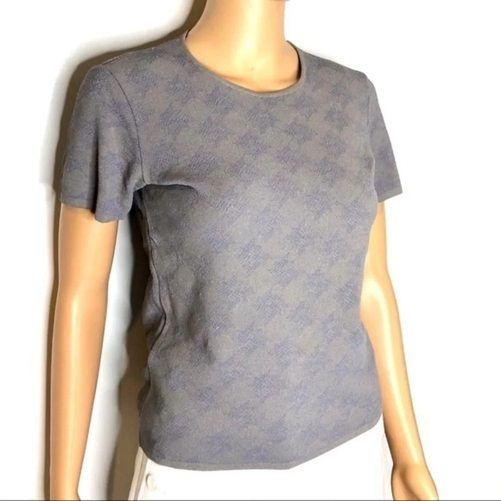 ARMANI COLLEZIONI  stretch jersey top size 10 - Picture 2 of 9